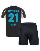 Bayer Leverkusen Amine Adli #21 Kolmaspaita Lasten 2024-25 Lyhythihainen (+ shortsit)